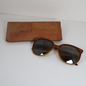 Pouilloux Vuarnet  002 Skilynx Acier 1984 Gradient Brown Mirrored Sunglasses